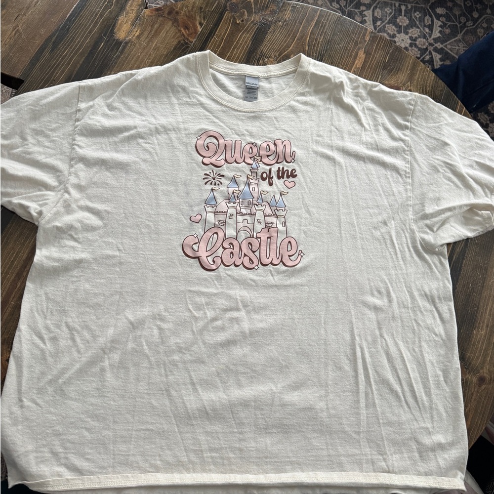 Cream Disney Queen of the Castle  Shirt women’s plus 3xl